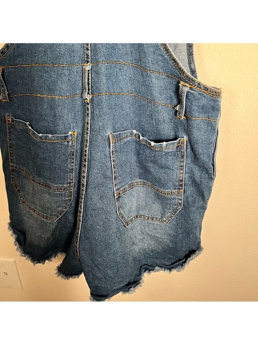 Love Tree Denim Short Overalls - Picture 11 of 16